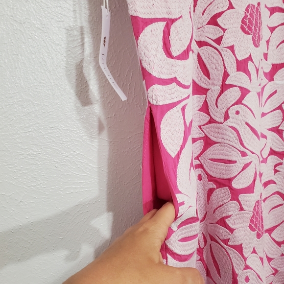 J. Marie Pink Mia Floral Dress - Picture 12 of 13